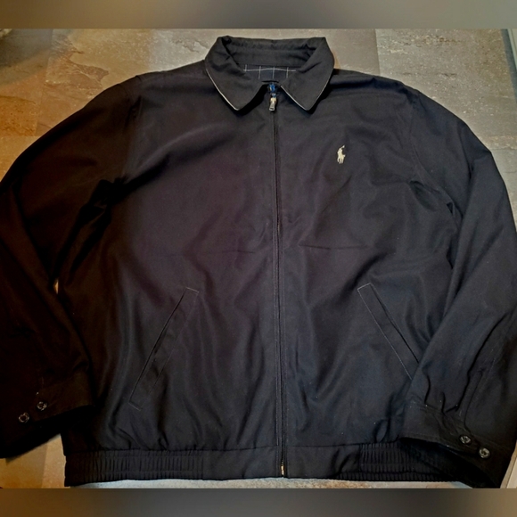 Polo Ralph Lauren Bi Swing Microfiber Windbreaker. Logo. Black. Size XL. - Picture 4 of 15